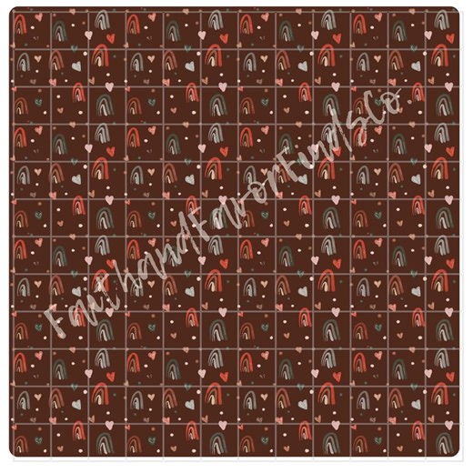 Boho Regenbogen Muster | Erdiges Herz & Punkt Digitale Datei | Warme Retro Regenbogen Clipart | Sofort Download zum Basteln - Etsy.de