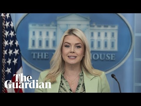 White House holds press briefing with Karoline Leavitt – watch live