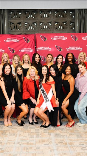 Arizona Cardinals Cheerleaders on Instagram: "Meet our AZCC Pro Bowl cheerleaders both past and present ❤️✨ welcoming Jordan into a lifelong sisterhood of PBCs. #PBC26 | #AZCARDSCHEER"