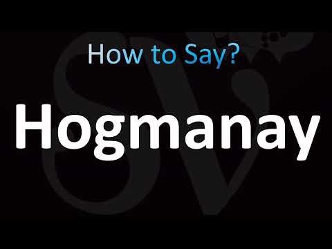 How to Pronounce ''Hogmanay'' Correctly! (Scottish)
