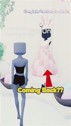 IS THE HUNT DRESS COMING BACK? #roblox #dresstoimpress