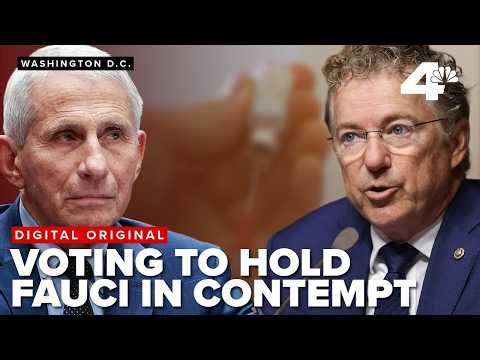 Senate panel votes to hold Fauci in contempt after he pleads the fifth 111 Times