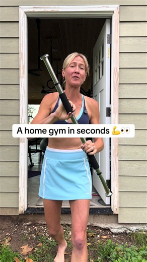 💪🔥 WANT TO GET STRONGER AT HOME WITHOUT TURNING YOUR HOUSE INTO A GYM? No bulky workout equipment. No complicated setup. No drilling holes in your doorframes just to squeeze in a workout! This Sunny Health & Fitness Adjustable Doorway Pull-Up Bar is one of my ALL-TIME FAVORITE pieces of home workout equipment! 😍 Here’s why I’m obsessed: 🔧 QUICK, EASY INSTALLATION: Simply twist the adjustable metal bar into place! The pressure-mounted design makes setting up your workout station incredibly co