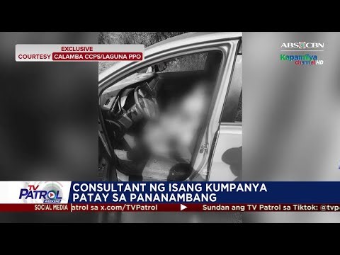 Consultant ng isang kumpanya patay sa pananambang sa Laguna | TV Patrol