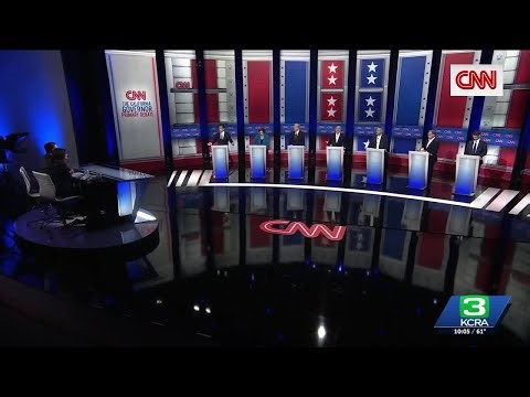 California governor candidates clash in CNN debate