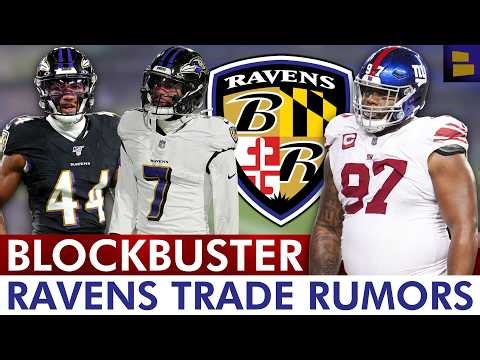 BLOCKBUSTER Ravens Trade Rumors On Marlon Humphrey & Rashod Bateman…