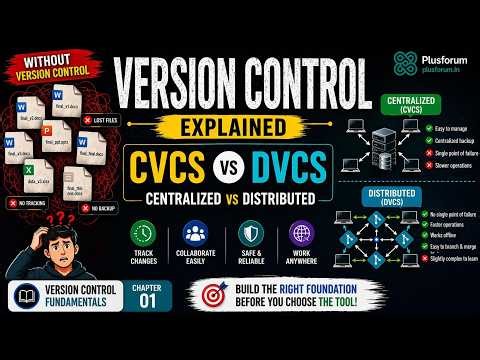 Version Control Systems Explained | Centralized vs Distributed | Beginner Guide - Chapter 1