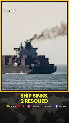 Panama Ship Sinks In Bay Of Bengal, 2 Crew Rescued | WION Shorts