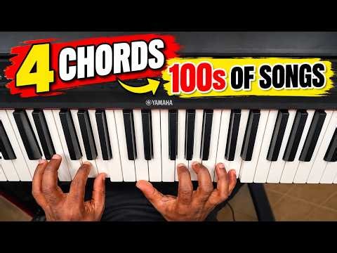 Learn 4 Piano Chords & Play Hundreds of Songs