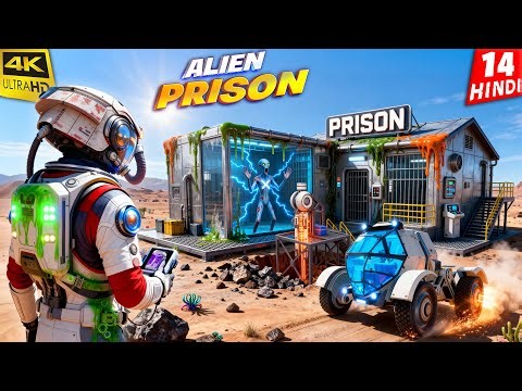 EXPLORE ALIEN PRISON | Planet Crafter Toxicity | 4K Gameplay HINDI