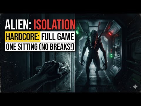 🛸 ALIEN: ISOLATION | Hardcore Difficulty | Full Game in One Sitting