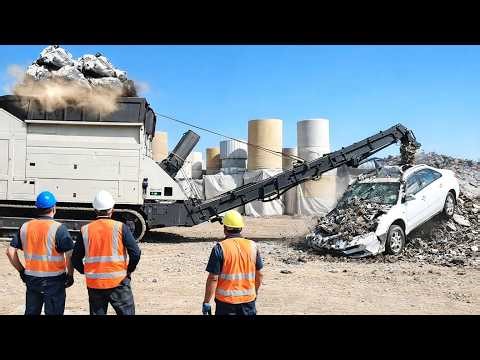 Insane Recycling Machines Turning Cars, Wood & Scrap Into Resources | Extreme Green Technology