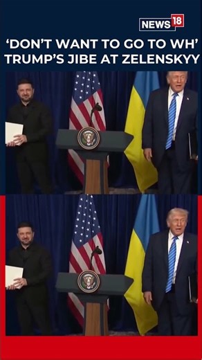 “He Doesn’t Want the White House Anymore” — Trump’s Funny Jibe on Zelenskyy | N18S