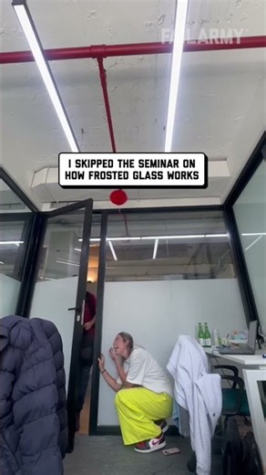 When you feel invisible at work, just remember this ❤️ #prank #fail #funny #workfail #officeprank