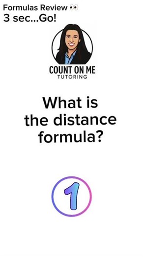 SAT Math Formula Check: Distance Formula 