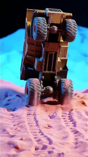 Watch These Mighty Dump Trucks Conquer Sand! 🚚💨