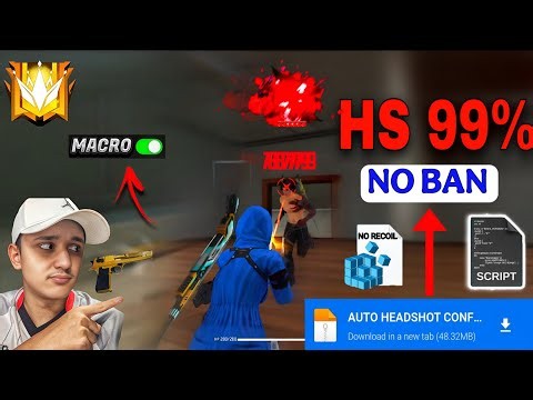 Free Fire Auto Headshot Config File🎯🌠 Macro Aimbot + No Recoil Regedit ‼️ Antiban VIP Script 👽