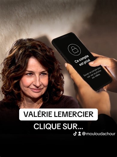 "Je vis par procuration." - Oui, Valérie Lemercier a un compte caché s...