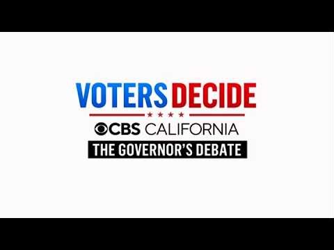 CBS California hosts governor's debate