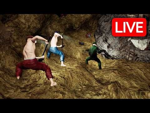 Playing a Game Where You Dig a Hole with Friends - Keep Digging LIVE 🔴