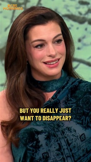 Anne Hathaway on wanting to “disappear” after Verity press tour #shorts