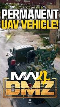 How To Get PERMANENT UAV Vehicle in DMZ!