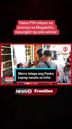 Merry na Merry ang Pasko sa Nanalo ng Lotto
