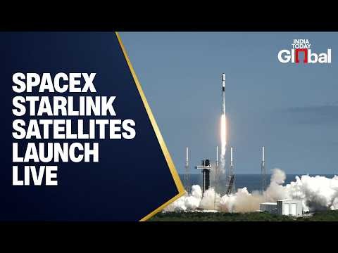 LIVE: SpaceX Launches Starlink Satellites from Florida | Falcon 9 Mission Updates & Liftoff Coverage