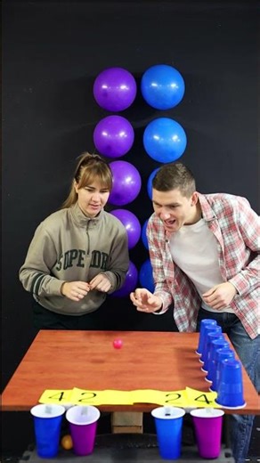 Who Wins? Ping Pong Cup Game #familygames #challenge