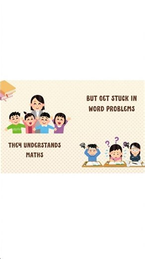 If your child struggles with word problems, try this 👆Why Kids Struggle With Word Problems #Shorts