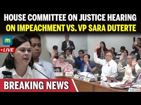 Sara Duterte Impeachment LIVE: Philippines Starts Impeachment Case Against Sara Duterte | N18G