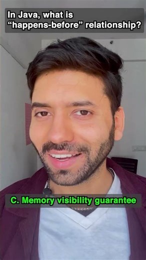 Java Happens-Before Explained in 30 Seconds 🔥 Multithreading Interview Question #shorts #interview