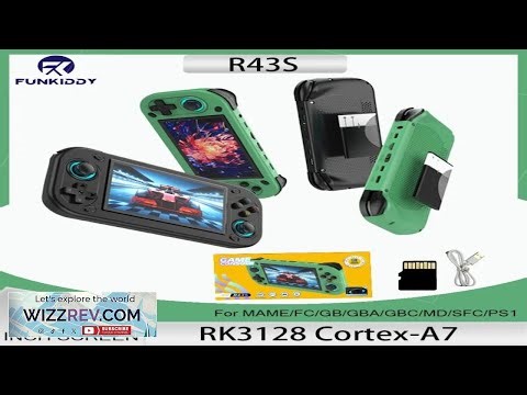 2025 NEW R43S Retro Handheld Video Game Console Linux System 4.3 Inch