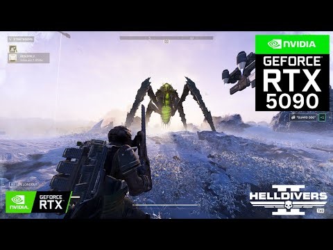 HELLDIVERS 2: DEFOLIATION TOOL on RTX 5090 32GB (4K Maximum Graphics)