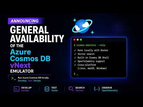 The Azure Cosmos DB Linux Emulator is Generally Available!