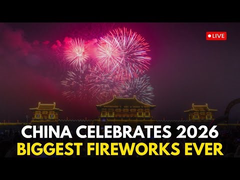 CHINESE NEW YEAR 2026 | Beijing’s Spectacular Fireworks Show | LIVE