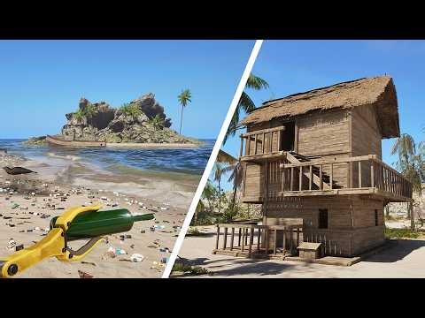 Cleaning an Island to Turn It Into PARADISE