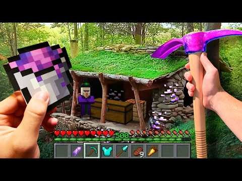 Minecraft in Real Life MOVIE - WITCH HOUSE in Minecraft Real Life POV FILM 創世神第一人稱真人版