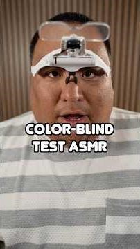 Testing You For Color Blindness | ASMR Roleplay