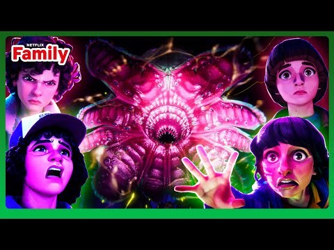 Jerk O' Lantern ATTACKS the Winter Festival | Stranger Things: Tales From '85 | Netflix Family