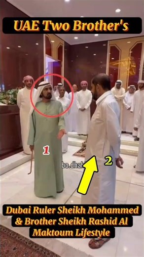 Dubai Royal Family|Dubai Ruler Sheikh Mohammed & Brother Sheikh Rashid Al Maktoum#lifestyle#shorts