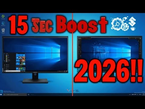 Boost PC Speed in 15 Sec – 2026 Task Manager Hack!