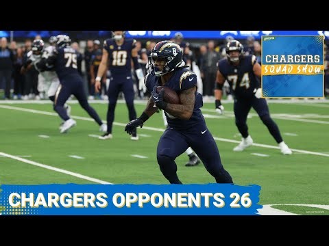 CHARGERS SQUAD: Today we take a look at the Chargers upcoming opponents.