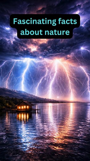 What causes thousands of lightning strikes every night?