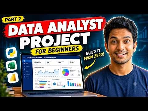 Build Your First Data Analyst Project in Python | E-Commerce Sales Analysis for Beginners (Part-2)