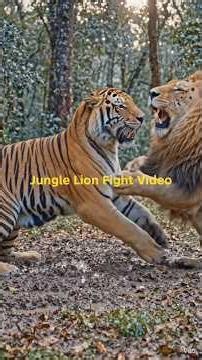 Lion vs Tiger Ultimate Jungle Battle | Realistic Wildlife Fight #lion#viral #wildlife#bigcat