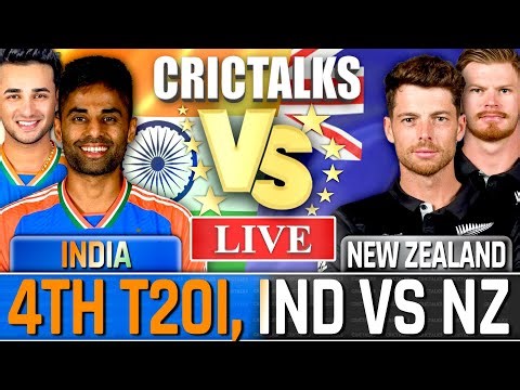 🔴 IND vs NZ Live Match Today, Last 7 Overs, 4th T20I, Live Cricket Scores Commentary, CricTalks
