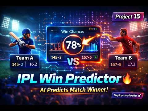 Data Science Project 15 : IPL Match Win Predictor Deploy On Heroku