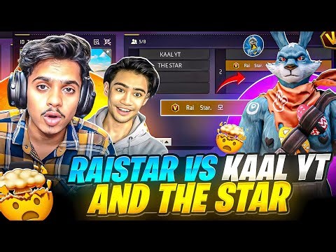 KAAL YT VS RAISTAR AND THE SATR || KON H AASLI PRO || #freefirelive​ 
