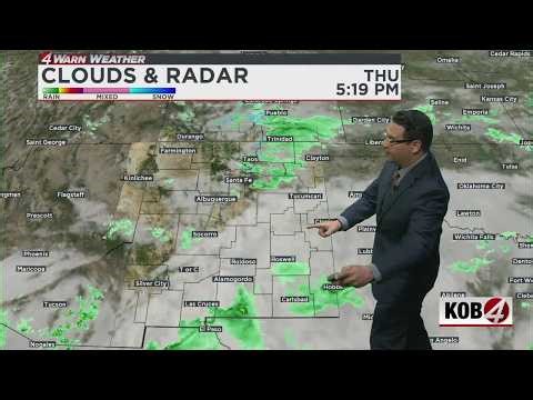 Rain, wind, and snow move into New Mexico overnight